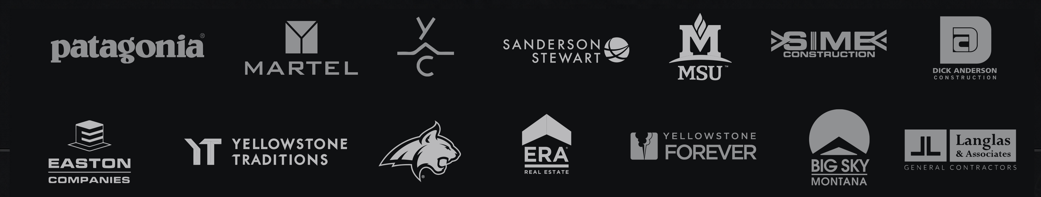 Logos of selected clients and partners